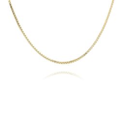 42cm 1,4mm Venezia kjede - Forgylt sølv