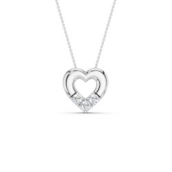 Alliansehjerte 3x0,05ct TWSi