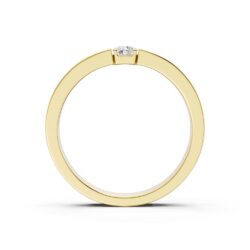 Alliansering gull 1x0,10ct TWSI - Bilde 3