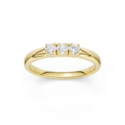 Alliansering gultgull 3x0,05ct TWSI - Bilde 2