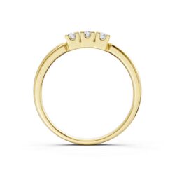 Alliansering gultgull 3x0,05ct TWSI - Bilde 3