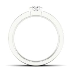 Alliansering hvittgull 0,25ct TWSI - Bilde 3
