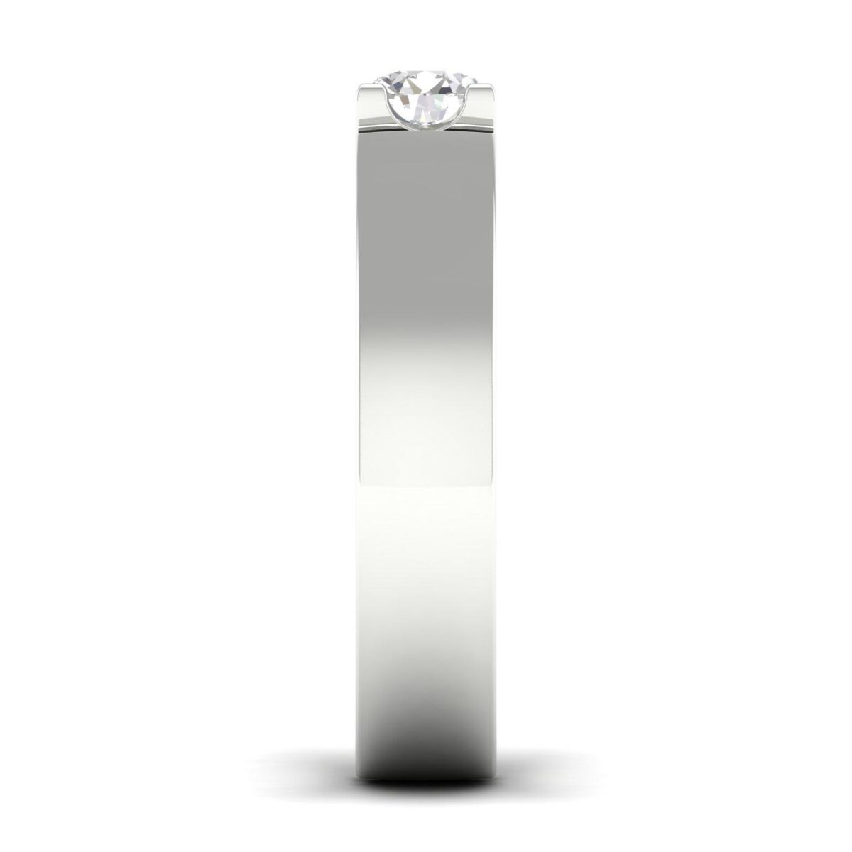 Alliansering hvittgull 0,25ct TWSI - Bilde 4