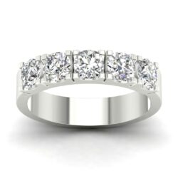 Alliansering hvittgull 5x0,25ct TWSI