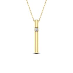 Anheng gult gull allianse stav 1x0,03ct twsi