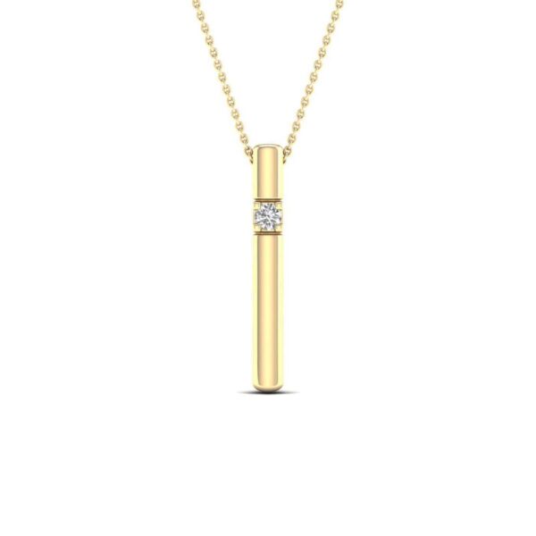Anheng gult gull allianse stav 1x0,03ct twsi