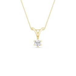 Beatrix anheng gult gull 0,30ct TWSI