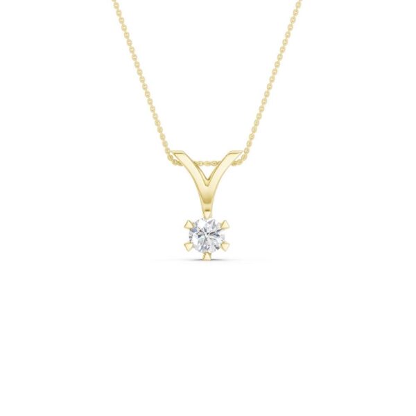 Beatrix anheng gult gull 0,30ct TWSI