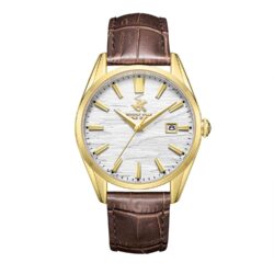 Beverly Hills Polo Club Klokke Mørk brun/Sølv  - 40mm