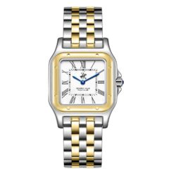 Beverly Hills Polo Club Klokke Stål/Gull/Hvit ceramic - 31x41,5mm