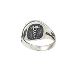 Dimitrios - Ring Sølv 'Asclepius Rod' - Bilde 2