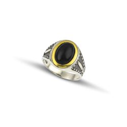 Dimitrios - Ring Sølv Svart Onyx