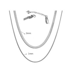 JWLS Smykke stål  45+5cm - Bilde 2