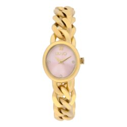 Liu Jo Klokke Gullfarget/Rosa Oval - 24x32mm