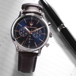 Maserati Klokke Brun/Blå  - 42mm - Bilde 2