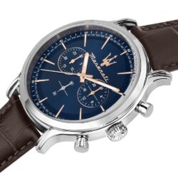 Maserati Klokke Brun/Blå  - 42mm - Bilde 3