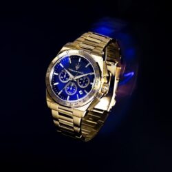 Maserati Klokke Gullfarget/Blå  - 43mm - Bilde 3