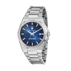 Maserati Klokke Sølvfarget/Blå  - 40mm