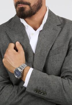 Maserati Klokke Sølvfarget/Blå  - 41mm - Bilde 2