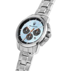 Maserati Klokke Sølvfarget/Blå  - 42mm - Bilde 4
