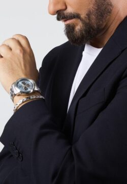 Maserati Klokke Sølvfarget/Blå  - 42mm - Bilde 7