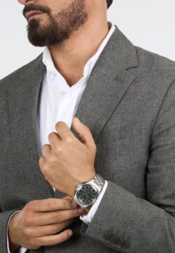 Maserati Klokke Sølvfarget/Svart  - 41mm - Bilde 2