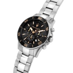 Maserati Klokke Sølvfarget/Svart  - 43mm - Bilde 5