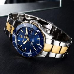 Maserati Klokke Stål/Gull/Blå  - 43mm - Bilde 3