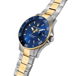 Maserati Klokke Stål/Gull/Blå  - 43mm - Bilde 5