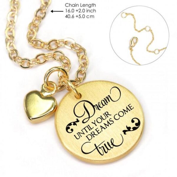 Necklace Matt Gold/Brass