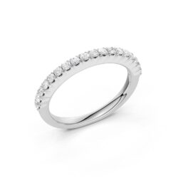 Rekkering hvittgull 0,33ct TWSI