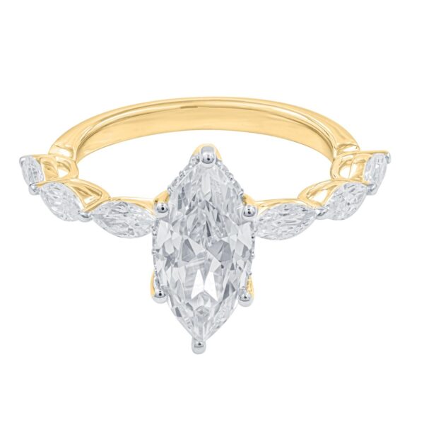 Ring Gultgull 2,00+0,74ct RVVS LAB
