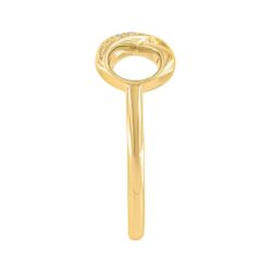 Ring gult gull evighetstegn 0,03ct twsi - Bilde 3