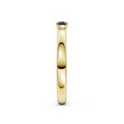 Ring gultgull Safir Liten - Bilde 4