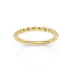 Ring gultgull tvinnet topp - Bilde 2