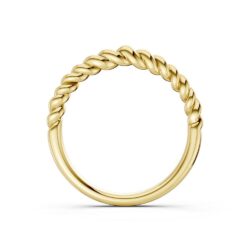 Ring gultgull tvinnet topp - Bilde 3