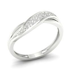 Ring hvittgull 0,04ct TWP - Bilde 2