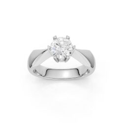 Ring hvittgull 1,00ct TWSI2 - Bilde 2