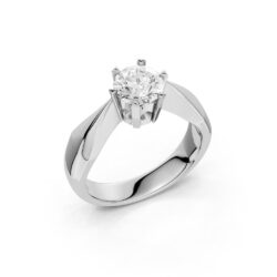 Ring hvittgull 1,00ct TWSI2