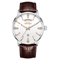 Slazenger Klokke Brun/Sølv - 43mm