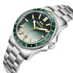 Slazenger Klokke Sølvfarget/Mørk Grønn - 42mm - Bilde 2