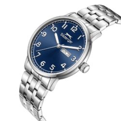 Slazenger Klokke Sølvfarget/Mørk blå - 43mm - Bilde 2