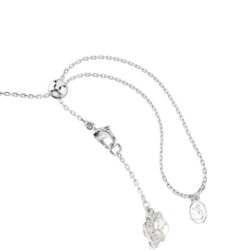 Swarovski - Ariana Grande x Swarovski choker, Crystal pearl, Round cut, White, Rhodium plated - Bilde 3