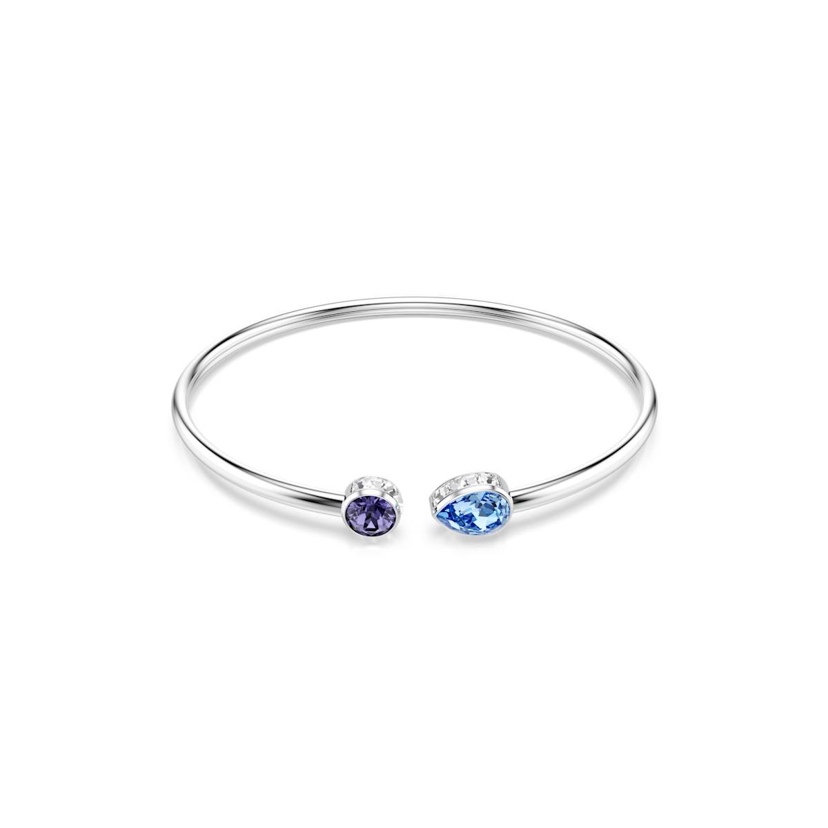 Swarovski-8211-Chroma-bangle-Mixed-cuts-Multicolored-Rhodium-plated_1782584613.jpg Swarovski - Chroma bangle, Mixed cuts, Multicolored, Rhodium plated - Bilde 1