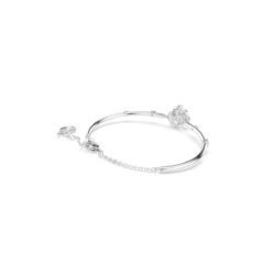 Swarovski - Constella bangle, Round cut, Dancing stone, White, Rhodium plated - Bilde 5
