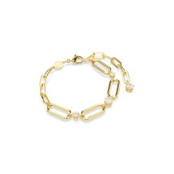 Swarovski - Constella bracelet, White, 18K gold finish