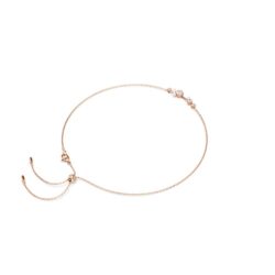 Swarovski - Constella necklace, Crystal pearl, Round cuts, White, Rose gold-tone plated - Bilde 2