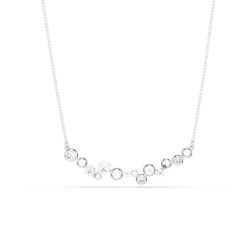 Swarovski - Constella necklace, Mixed cuts, White, Rhodium plated - Bilde 4