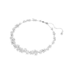 Swarovski - Constella necklace, Round cut, White, Rhodium plated - Bilde 2