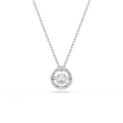 Swarovski - Constella pendant, Round cut, Dancing stone, White, Rhodium plated - Bilde 2